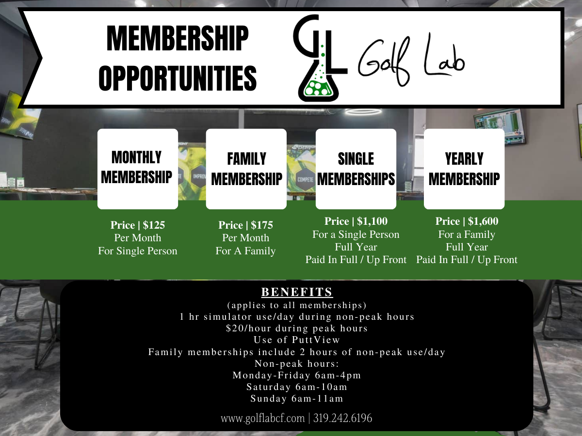 Golf Lab Memberships Social